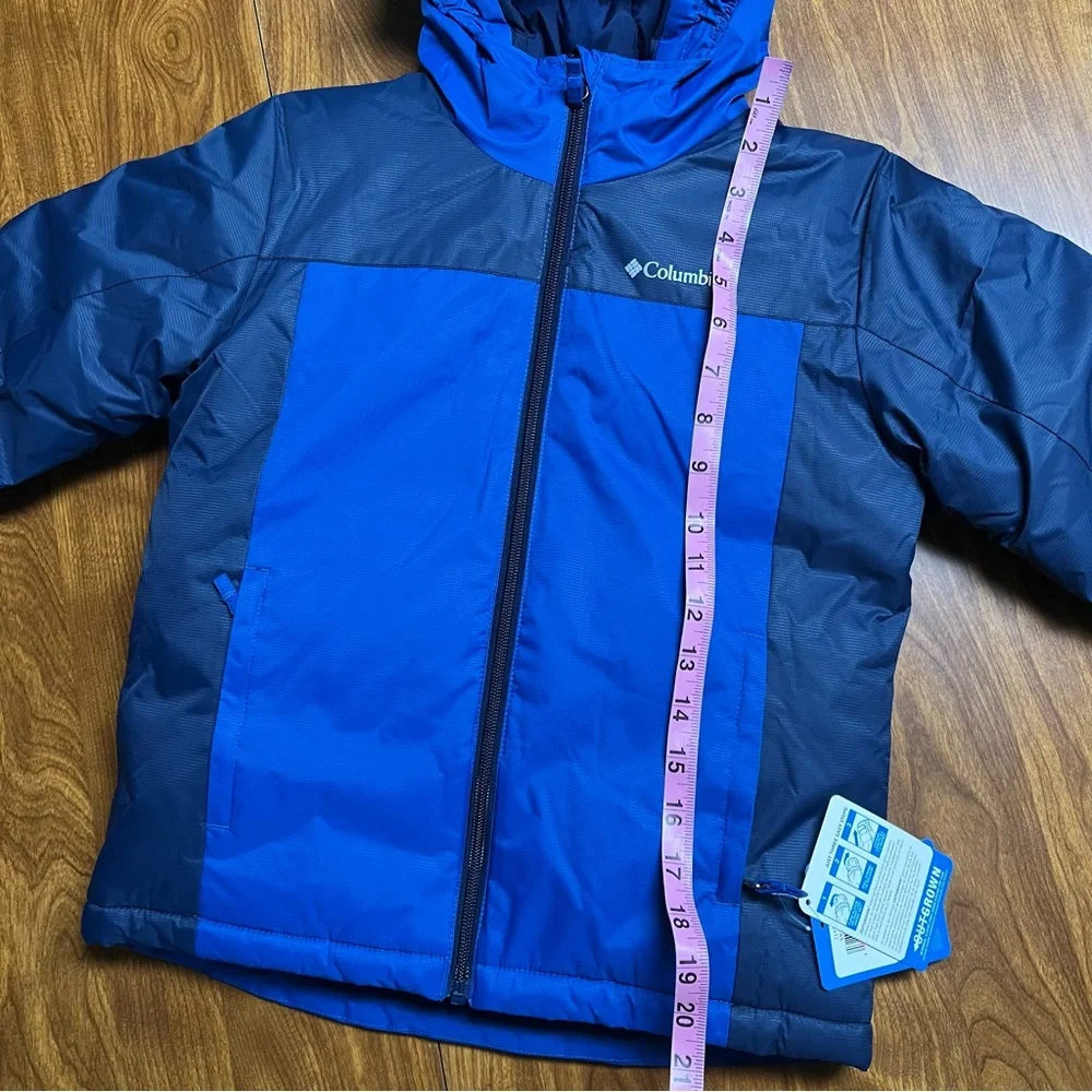 NWT Columbia Doug Firocious Blue Insulated Puffer Jacket size XS 6/7 Winter